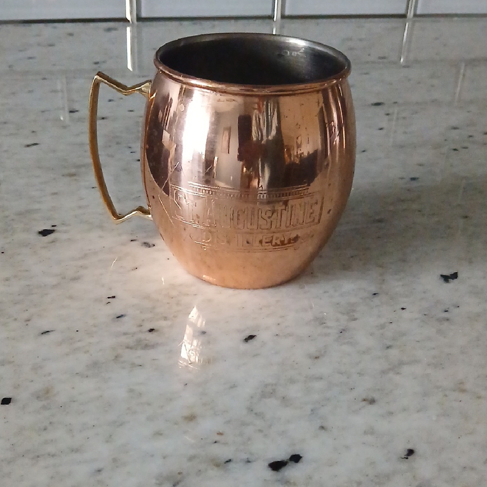 St. Augustine Distillery Moscow Mule Copper Mug with Handle
